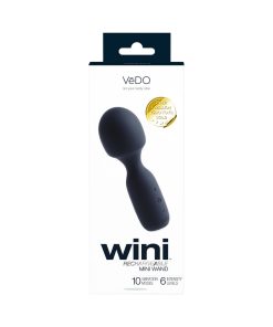 Vedo Wini Rechargeable Mini Wand Just Black