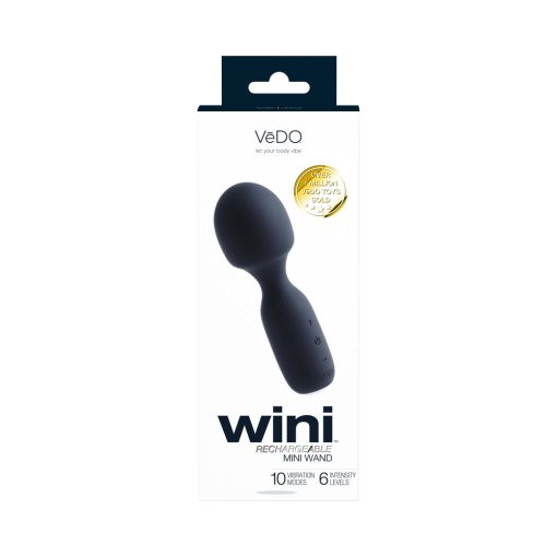Vedo Wini Rechargeable Mini Wand Just Black - Image 6