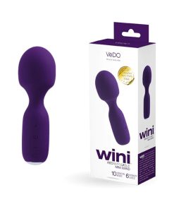 Vedo Wini Rechargeable Mini Wand Deep Purple