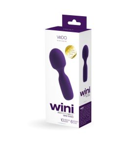 Vedo Wini Rechargeable Mini Wand Deep Purple