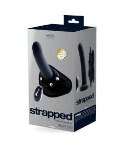 Vedo Strapped Rechargeable Strap-On Just Black
