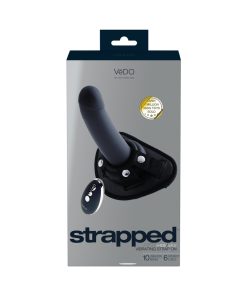 Vedo Strapped Rechargeable Strap-On Just Black