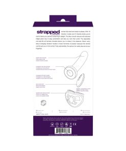 Vedo Strapped Rechargeable Vibrating Strap-On Deep Purple