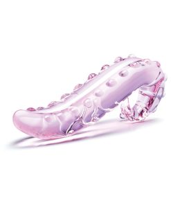 Glas 6 In. Lick-It Glass Dildo Pink
