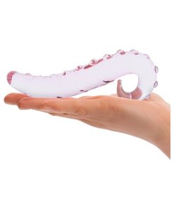 Glas 6 In. Lick-It Glass Dildo Pink