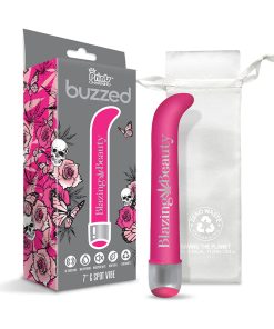 Prints Charming Buzzed 7" G-Spot Vibe - Blazing Beauty - Pink