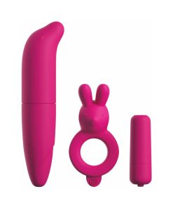 Classix 3-Piece Couples Vibrating Starter Kit Pink