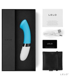 Lelo Gigi 2 Rechargeable G-Spot Vibrator Turquoise Blue