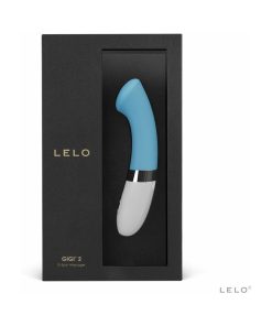 Lelo Gigi 2 Rechargeable G-Spot Vibrator Turquoise Blue
