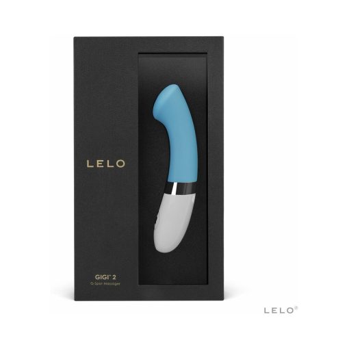 Lelo Gigi 2 Rechargeable G-Spot Vibrator Turquoise Blue - Image 3