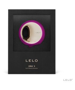 Lelo Ora 3 Rechargeable Clitoral Stimulator Deep Rose