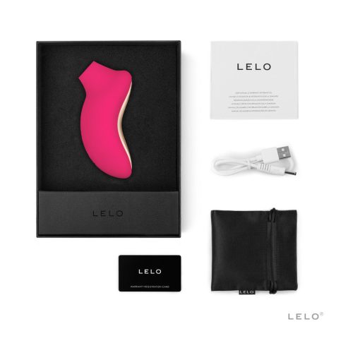 Lelo Sona 2 Rechargeable Clitoral Stimulator Cerise