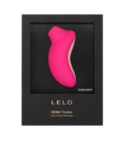 Lelo Sona Cruise Clitoral Stimulator – Sonic Rechargeable Toy Cerise