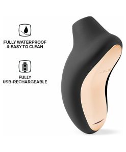 Lelo Sona Rechargeable Clitoral Stimulator Black