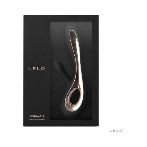 Lelo Soraya 2 Rechargeable Rabbit Vibrator Black - Image 3