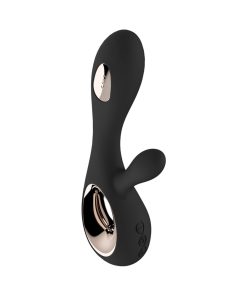 Lelo Soraya Wave Rechargeable Rabbit Vibrator Black