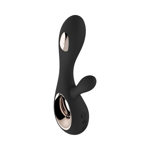 Lelo Soraya Wave Rechargeable Rabbit Vibrator Black - Image 3