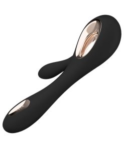 Lelo Soraya Wave Rechargeable Rabbit Vibrator Black