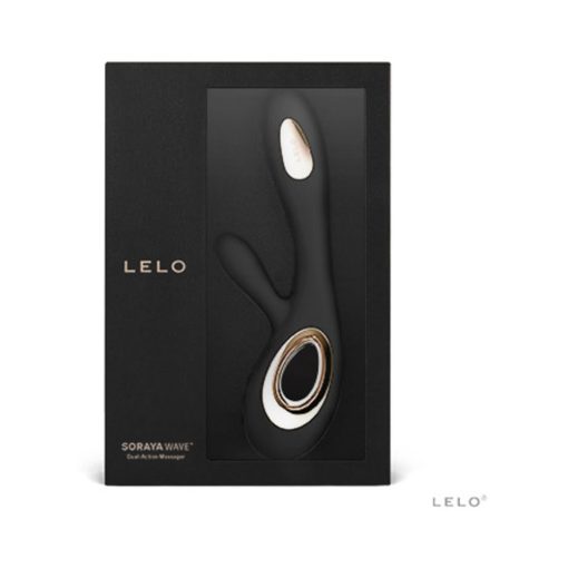 Lelo Soraya Wave Rechargeable Rabbit Vibrator Black - Image 7