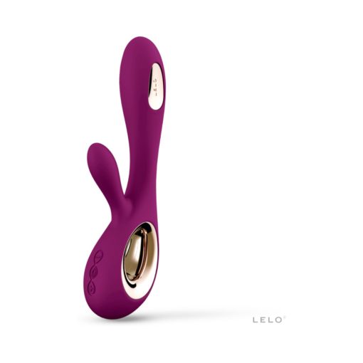 Lelo Soraya Wave Rechargeable Rabbit Vibrator Deep Rose - Image 2