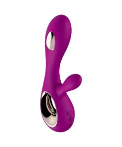 Lelo Soraya Wave Rechargeable Rabbit Vibrator Deep Rose