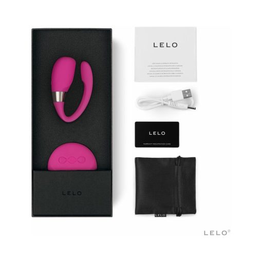 Lelo Tiani 3 Rechargeable Dual Stimulation Couples Vibrator With Remote Cerise