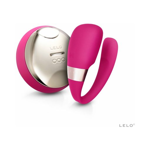 Lelo Tiani 3 Rechargeable Dual Stimulation Couples Vibrator With Remote Cerise - Image 2