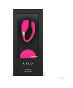 Lelo Tiani 3 Rechargeable Dual Stimulation Couples Vibrator With Remote Cerise