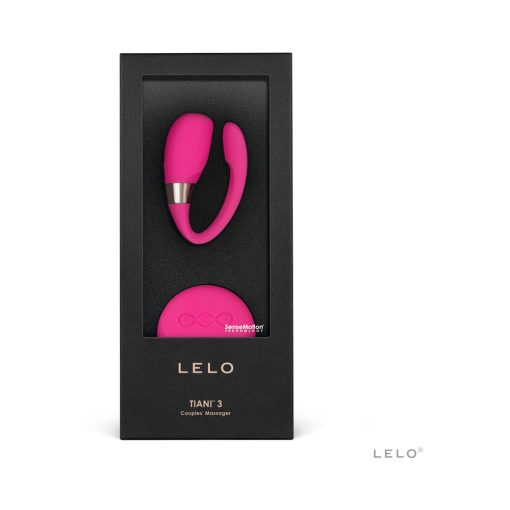 Lelo Tiani 3 Rechargeable Dual Stimulation Couples Vibrator With Remote Cerise - Image 3