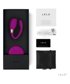 Lelo Tiani 3 Rechargeable Dual Stimulation Couples Vibrator With Remote Deep Rose