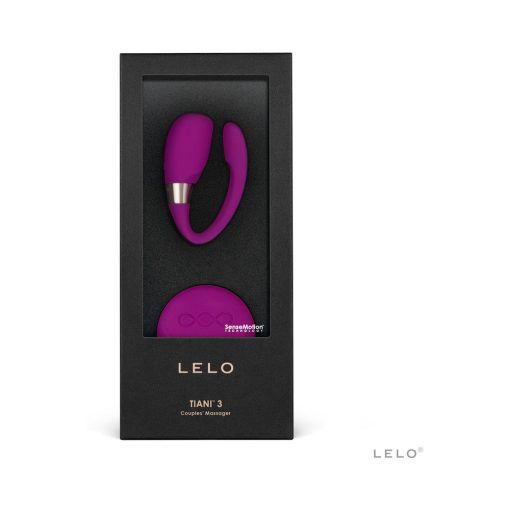 Lelo Tiani 3 Rechargeable Dual Stimulation Couples Vibrator With Remote Deep Rose - Image 3