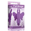 The 9'S Flirt Finger Butterfly Finger Vibrator Purple