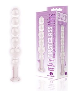 The 9'S Glass Thins Elliptical Glass Plug