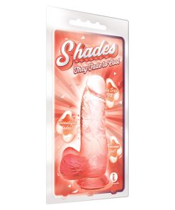 Shades Small 6In Jelly Tpr Gradient Dong Coral