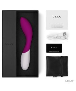 Lelo Mona Wave Rechargeable G-Spot Vibrator Deep Rose