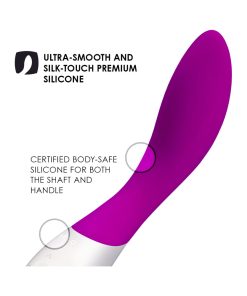 Lelo Mona Wave Rechargeable G-Spot Vibrator Deep Rose