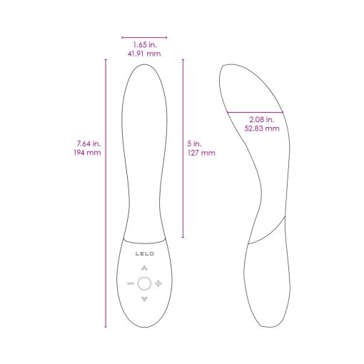 Lelo Mona Wave Rechargeable G-Spot Vibrator Deep Rose - Image 9