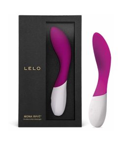 Lelo Mona Wave Rechargeable G-Spot Vibrator Deep Rose