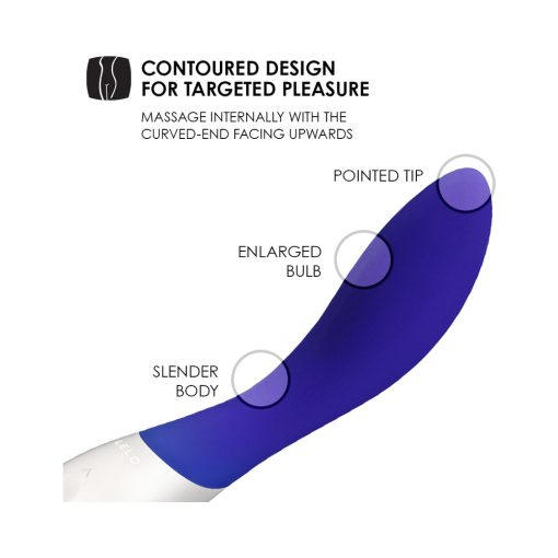Lelo Mona Wave Rechargeable G-Spot Vibrator Midnight Blue - Image 3