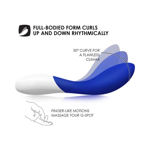 Lelo Mona Wave Rechargeable G-Spot Vibrator Midnight Blue - Image 5