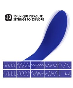 Lelo Mona Wave Rechargeable G-Spot Vibrator Midnight Blue