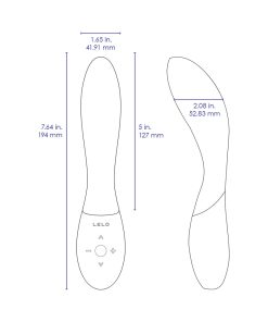 Lelo Mona Wave Rechargeable G-Spot Vibrator Midnight Blue