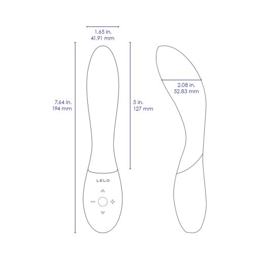 Lelo Mona Wave Rechargeable G-Spot Vibrator Midnight Blue - Image 9