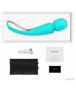 Lelo Smart Wand 2 Large Rechargeable Wand Vibrator Aqua