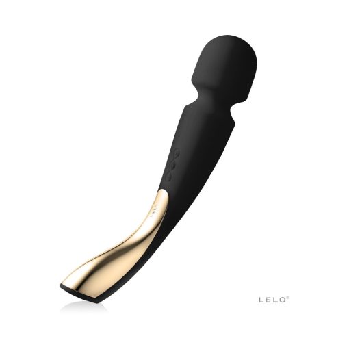 Lelo Smart Wand 2 Large Rechargeable Wand Vibrator Black - Image 2