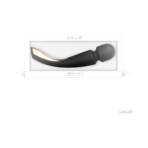 Lelo Smart Wand 2 Large Rechargeable Wand Vibrator Black - Image 3