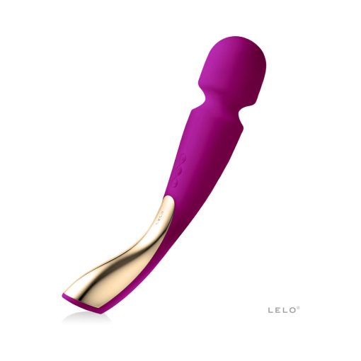 Lelo Smart Wand 2 Large Rechargeable Wand Vibrator Deep Rose - Image 2