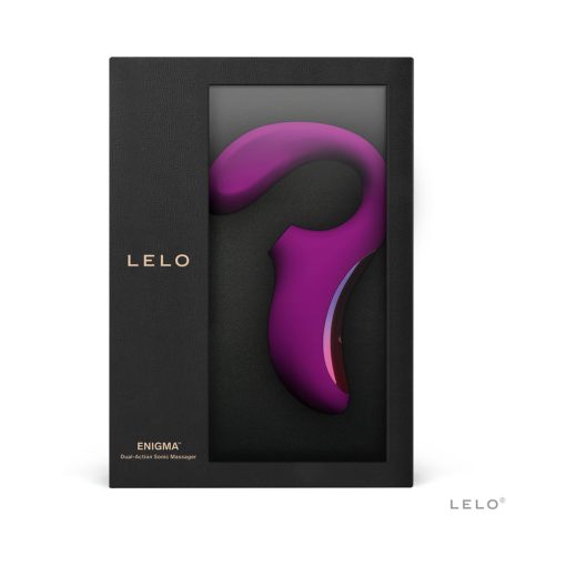 Lelo Enigma Suction Dual Stimulator Deep Rose - Image 4