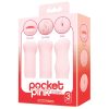 The 9'S Pocket Pink Mini Masturbator Trio