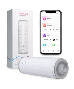 Lovense Max 2 Bluetooth App-Controlled Vibrating And Suction Masturbator (Neutral Sleeve)